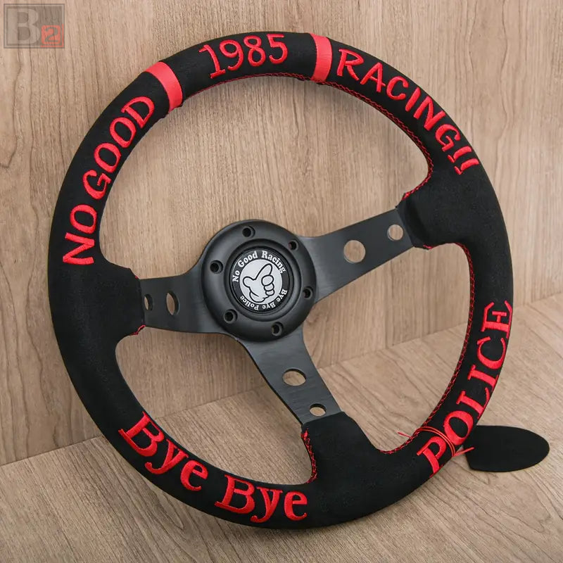 No Good Racing Alcantara Steering Wheel 330mm