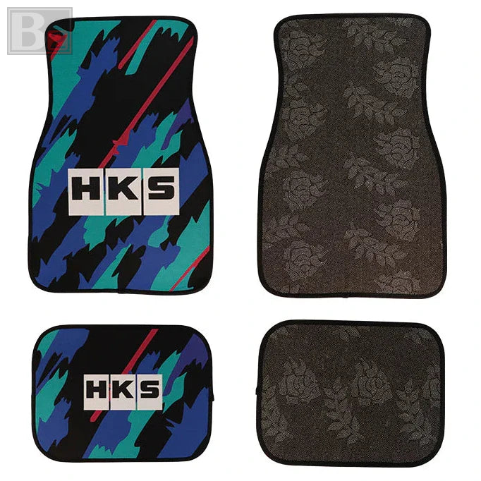 HKS Floor Mats (White)