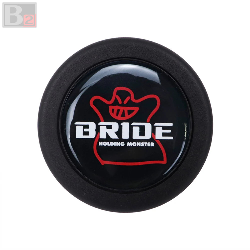 Bride Holding Monster Horn Button