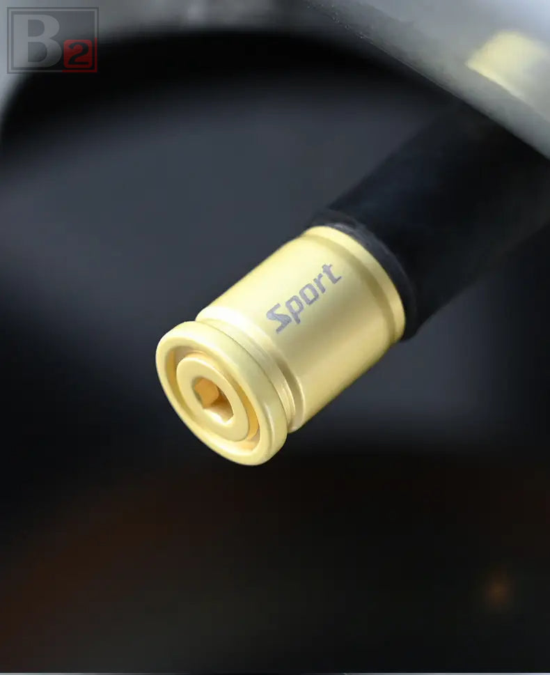 Sport Stainless Steel Tire Valve Caps