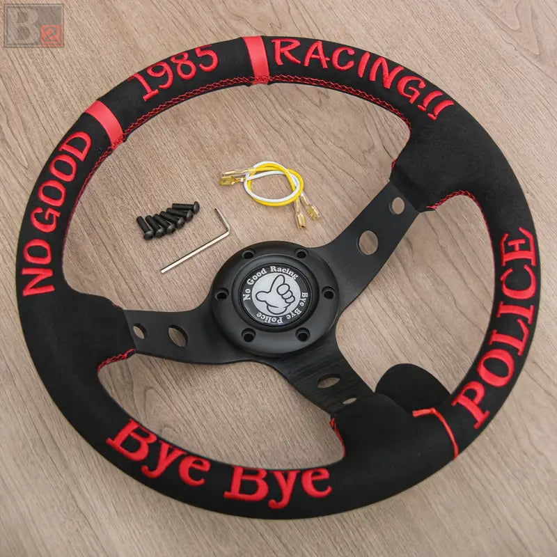 No Good Racing Alcantara Steering Wheel 330mm