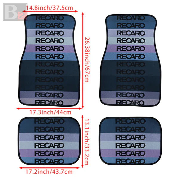 Recaro Floor Mats (Gradient Blue)