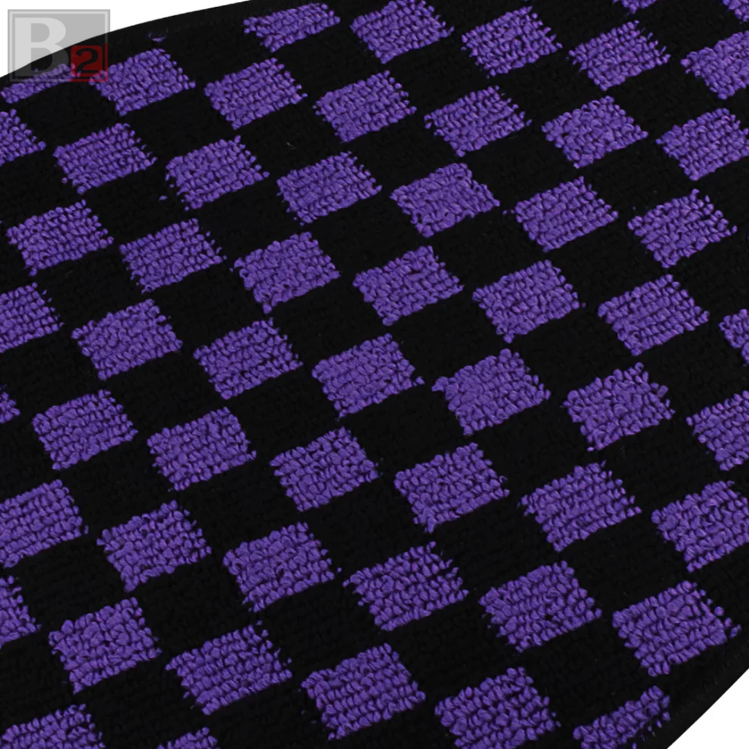 Checkered Floor Mats (Purple)