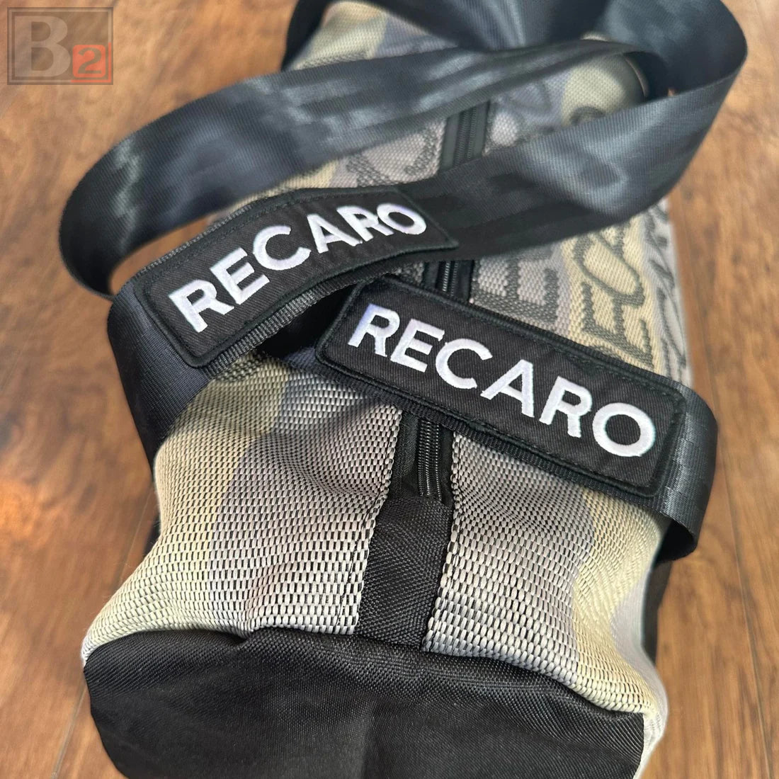 Recaro Duffle Bag - Gradient Grey with Black Strap