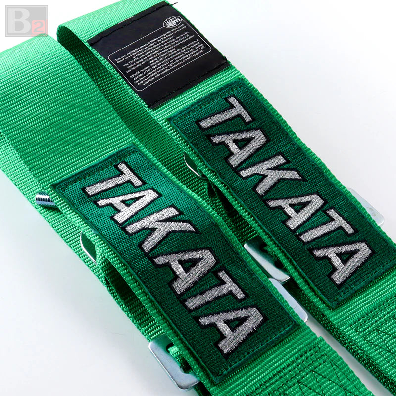 TAKATA 4 Point 3" Quick Release Snap-On Racing Harness