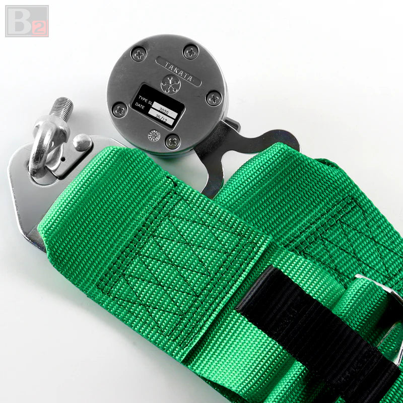 TAKATA 4 Point 3" Quick Release Snap-On Racing Harness