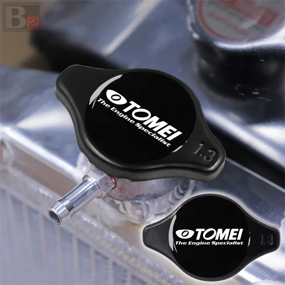 1.3bar 9mm TOMEI Black Racing Cap High Pressure Radiator Cap (Various Colors)
