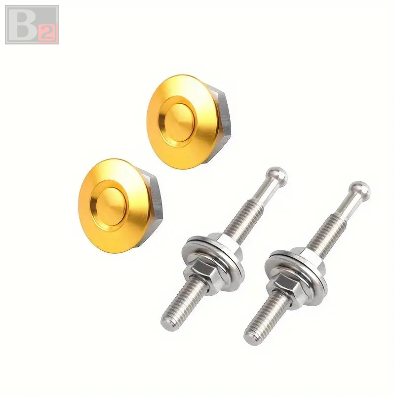 Universal Aluminum Push Button Billet Quick Release Hood Fasteners