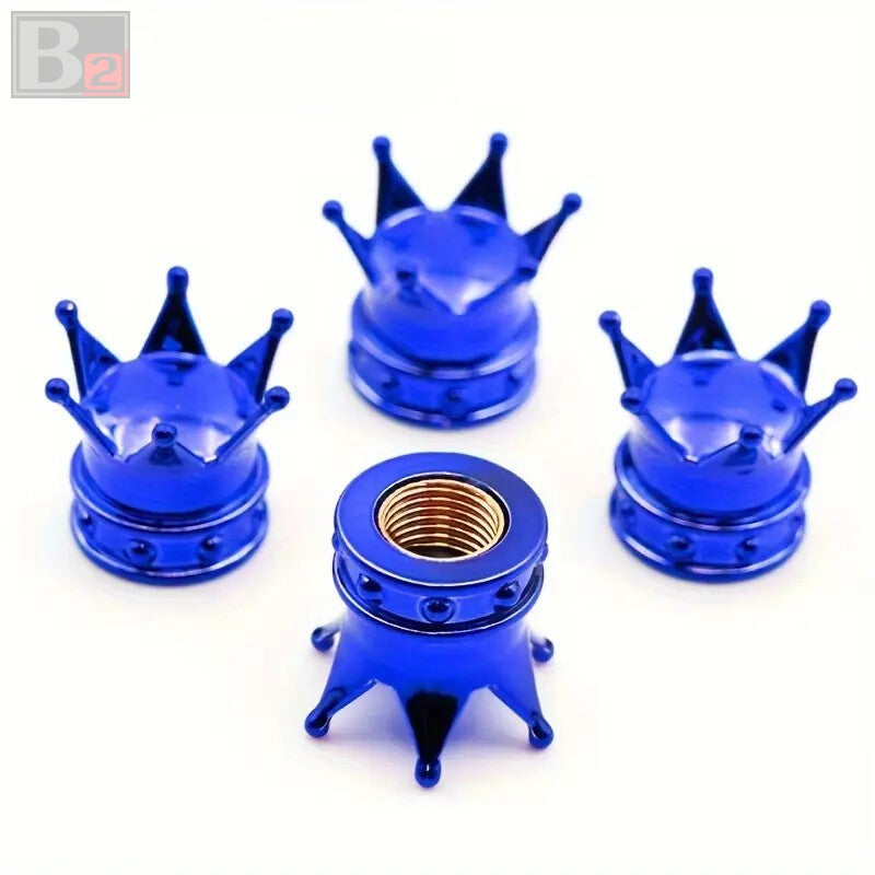 Crown Tire Valve Caps