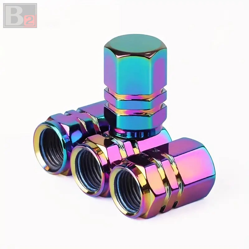 Hex Aluminum Tire Valve Caps