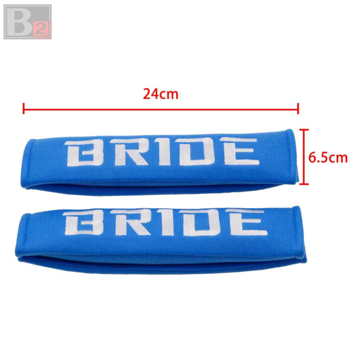 Bride Racing Fabric Seat Belt Pads V2