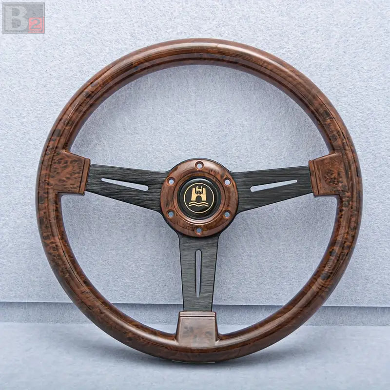 Wolfsburg 350mm Steering Wheel with Black Finish