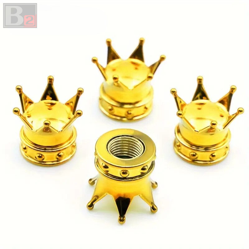 Crown Tire Valve Caps
