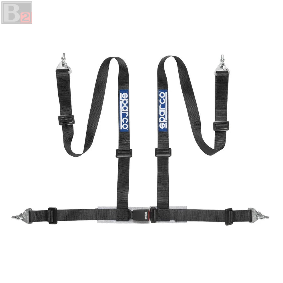 Sparco 4 Point 2" Racing Seat Belt Quick Release Snap-On Harness