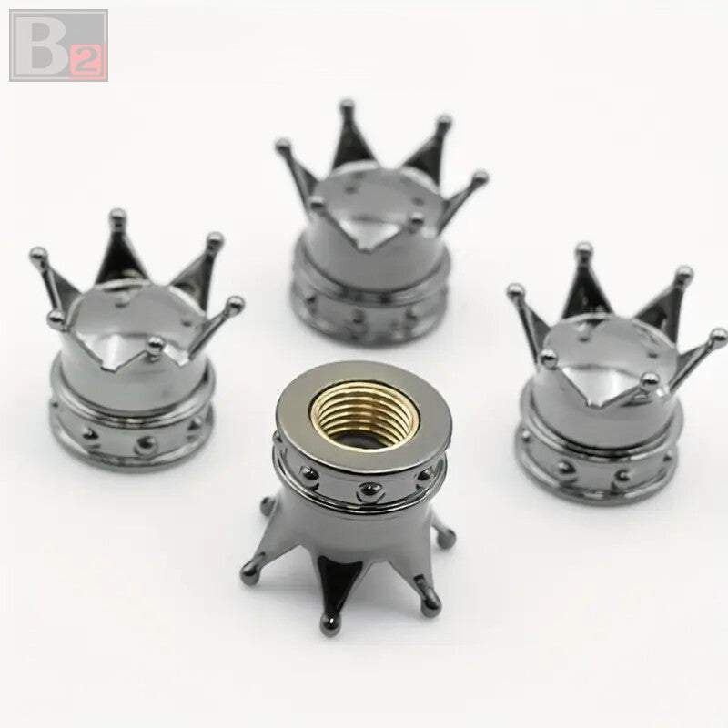 Crown Tire Valve Caps