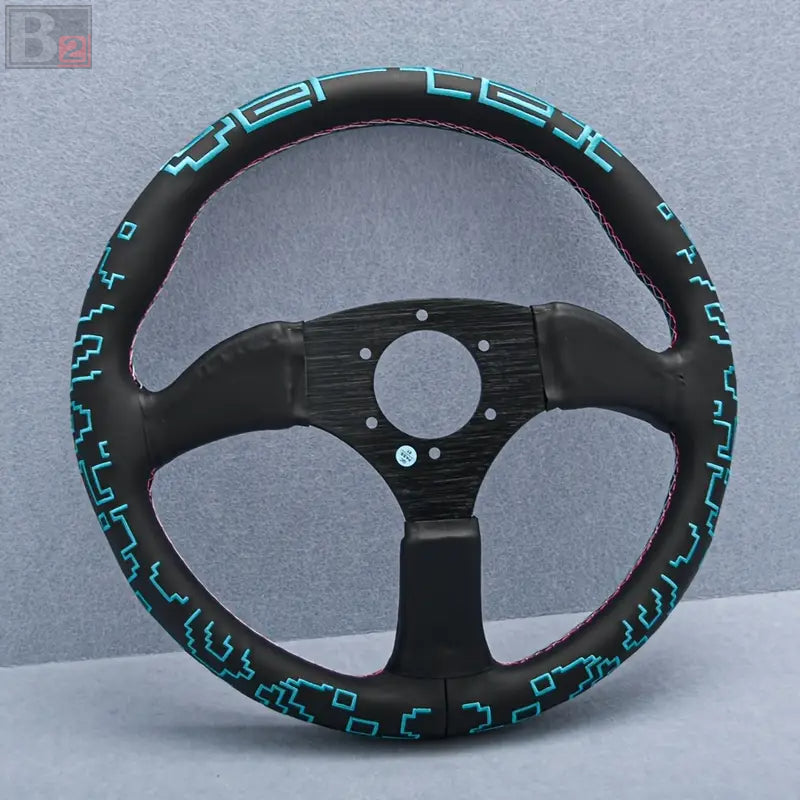 Vertex x BOWZ Collaboration Leather Steering Wheel 350mm