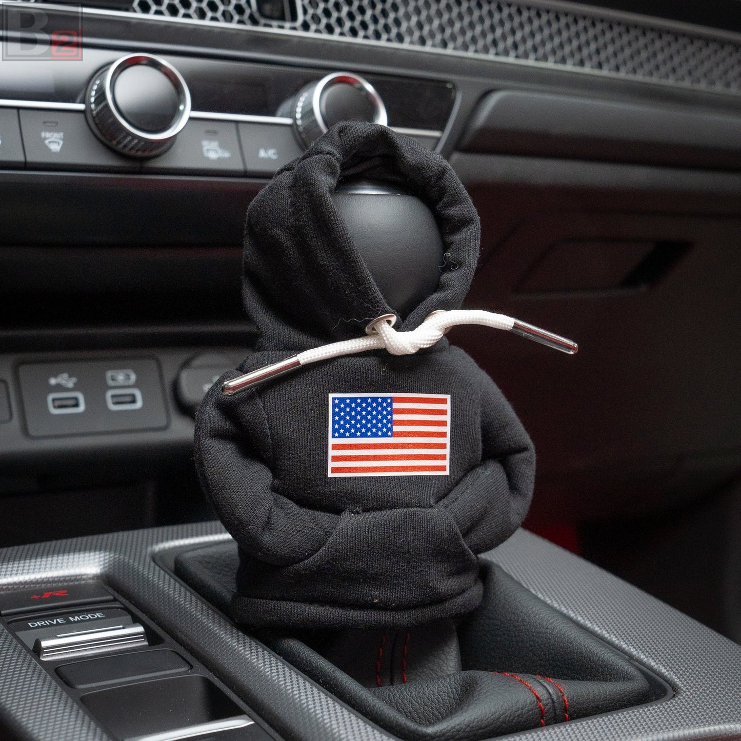 USA Flag Shift Knob Hoodie