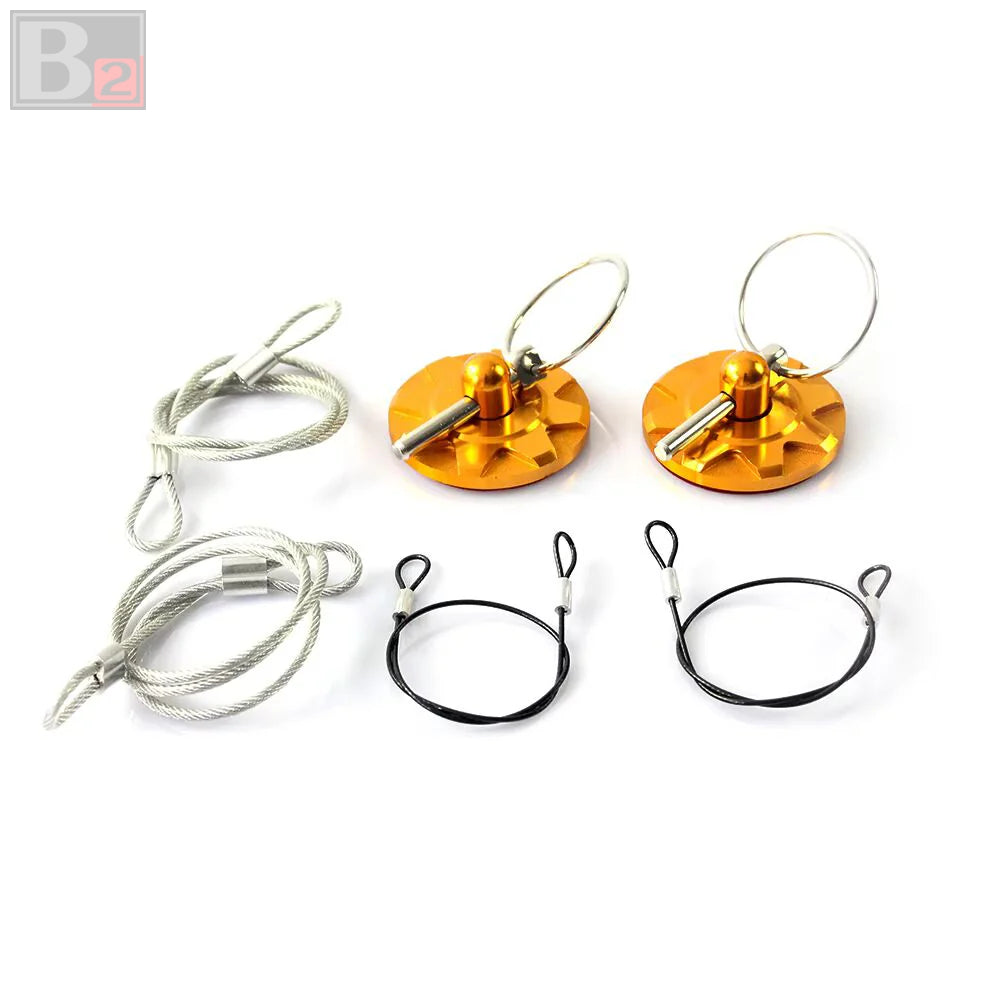 Universal Aluminum Hood Pins Lock with Quick Latch