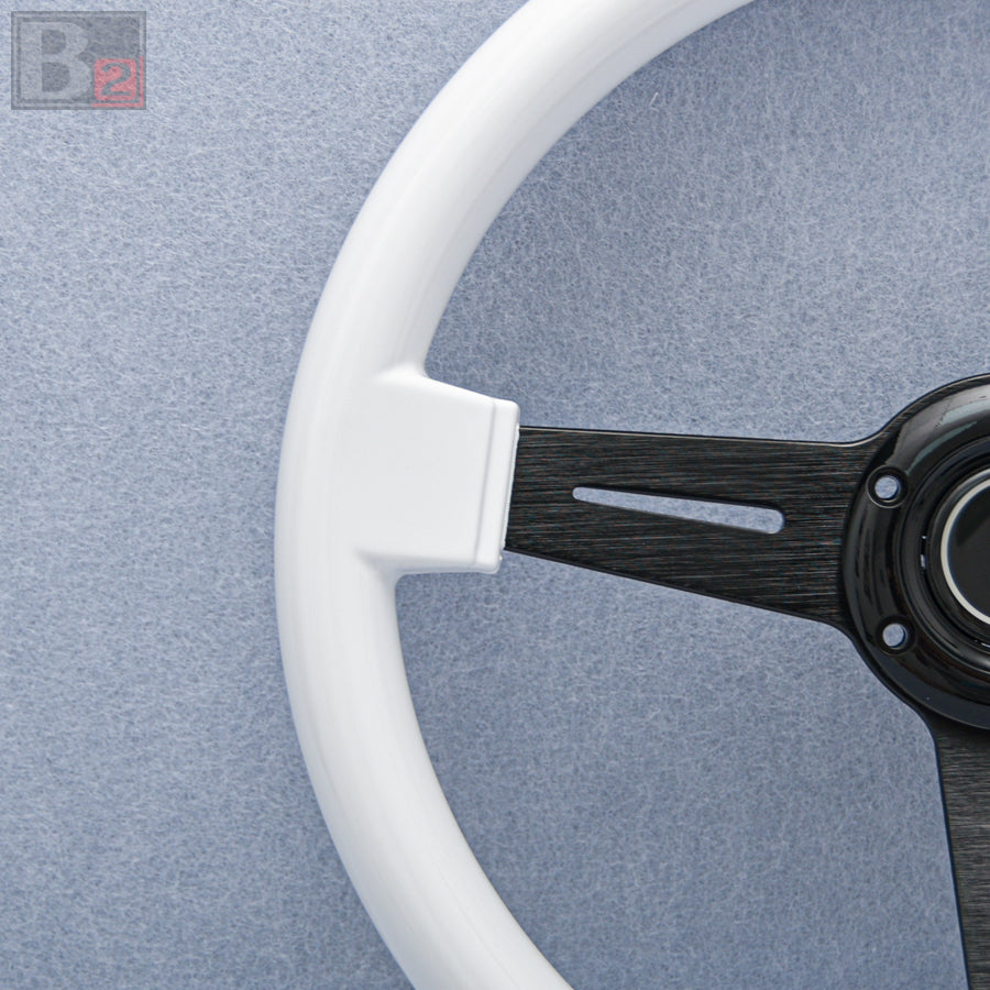 NARDI Classic 340mm Steering Wheel With White Finish