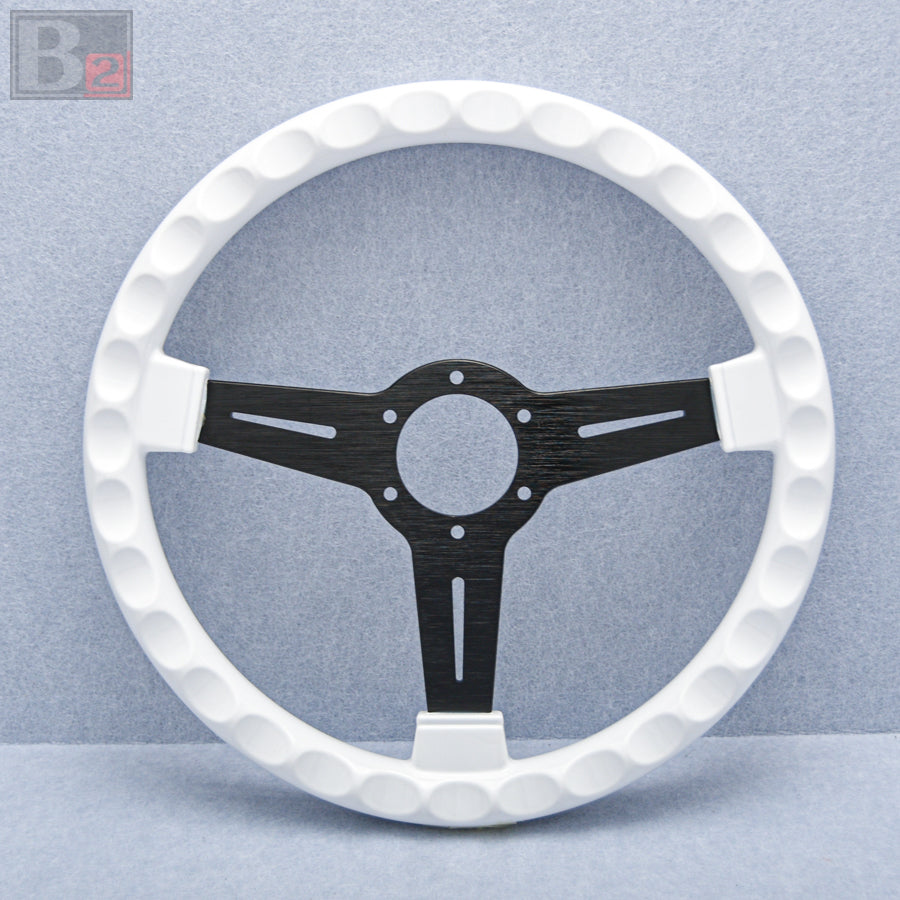 NARDI Classic 340mm Steering Wheel With White Finish