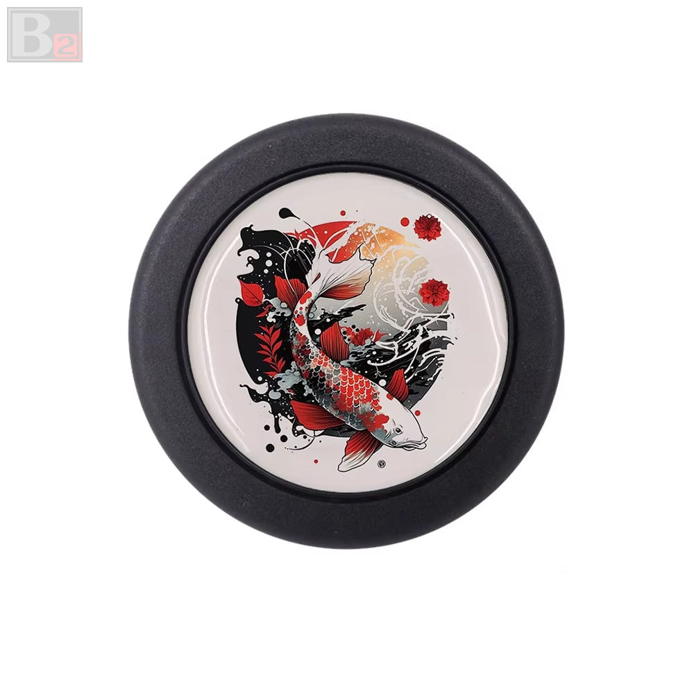 Koi Fish Horn Button