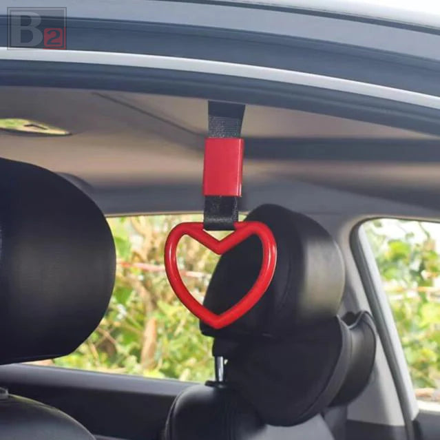 Tsurikawa Train Handle (Heart / Black Strap)
