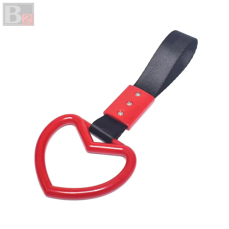Tsurikawa Train Handle (Heart / Black Strap)