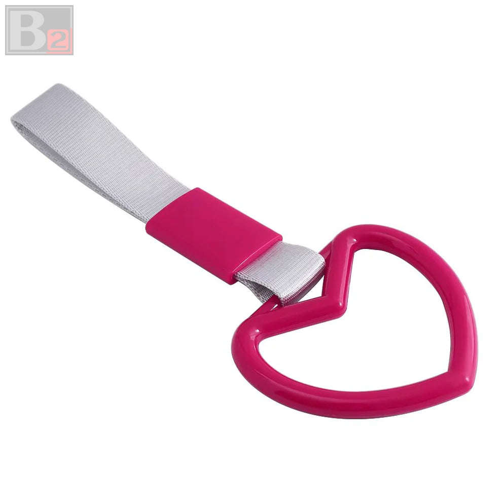 Tsurikawa Train Handle (Heart / White Strap)