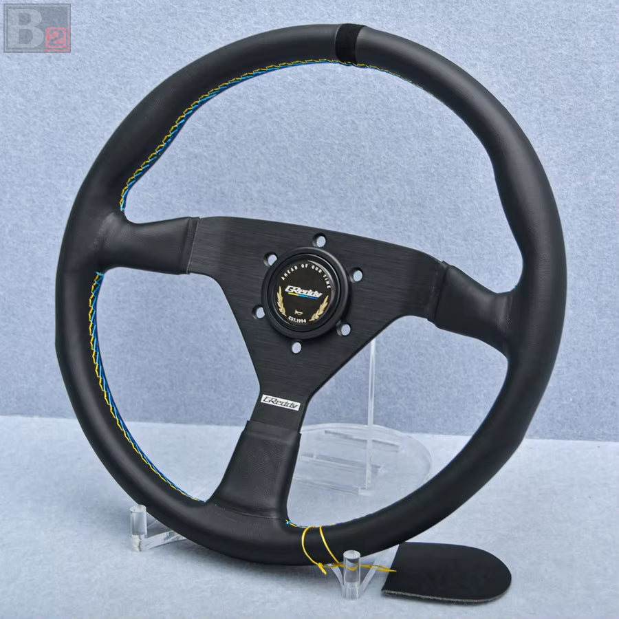Greddy Montecarlo 350mm Leather Steering Wheel