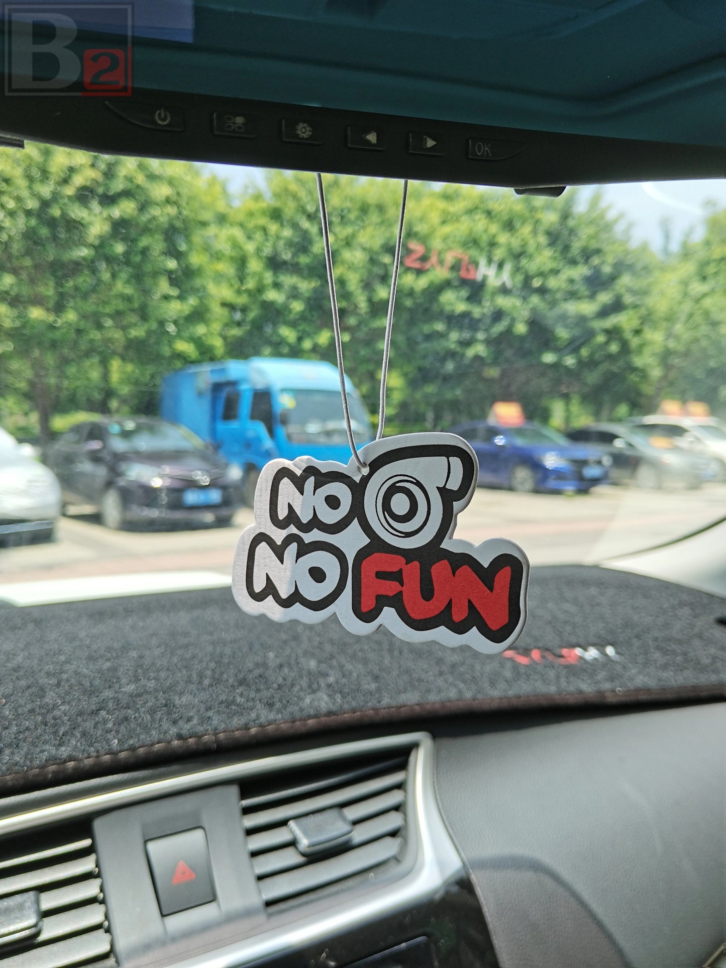 No Turbo No Fun Air Freshener