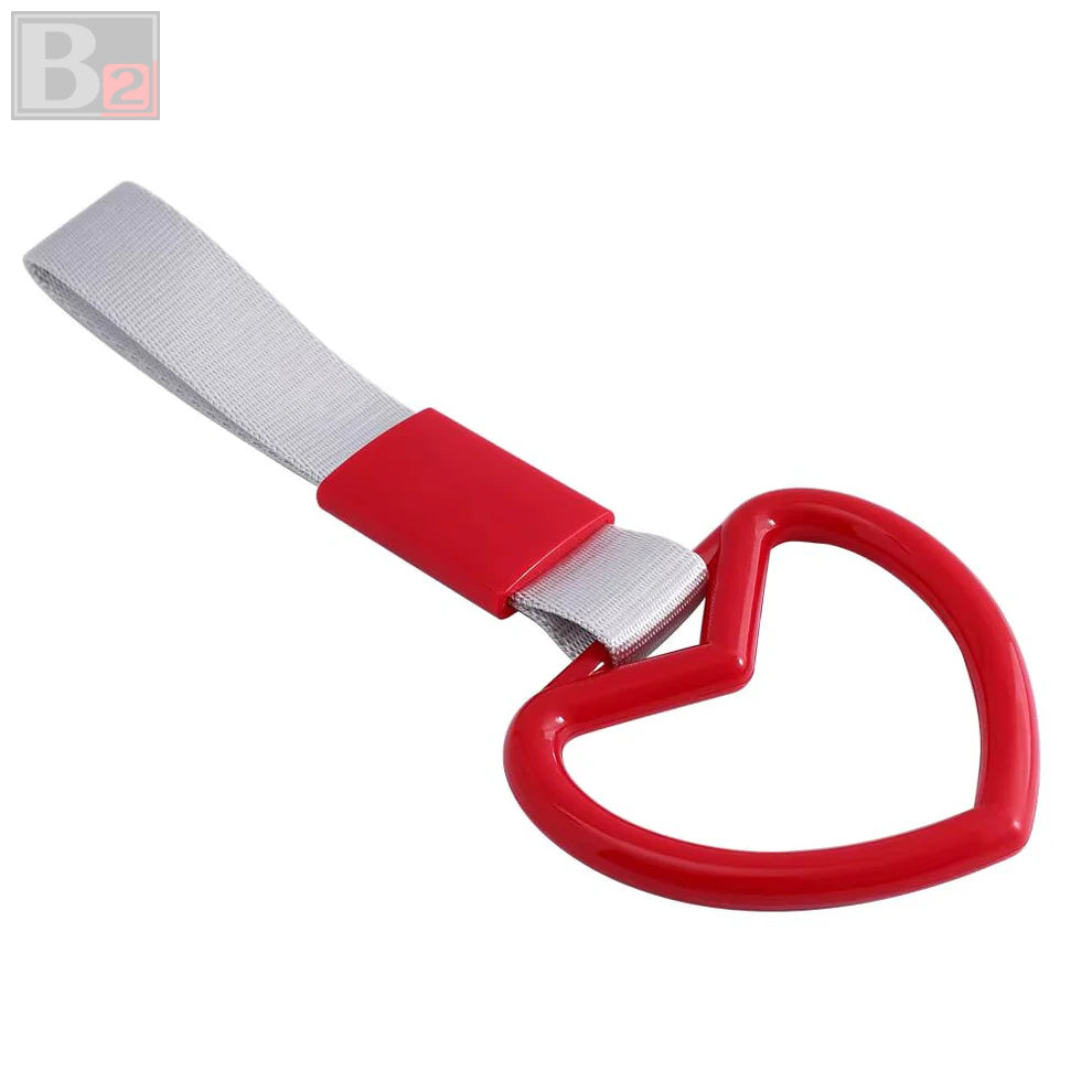 Tsurikawa Train Handle (Heart / White Strap)