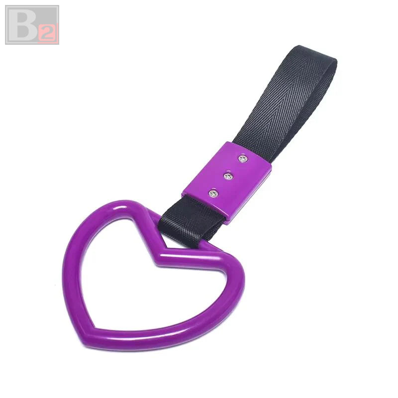 Tsurikawa Train Handle (Heart / Black Strap)