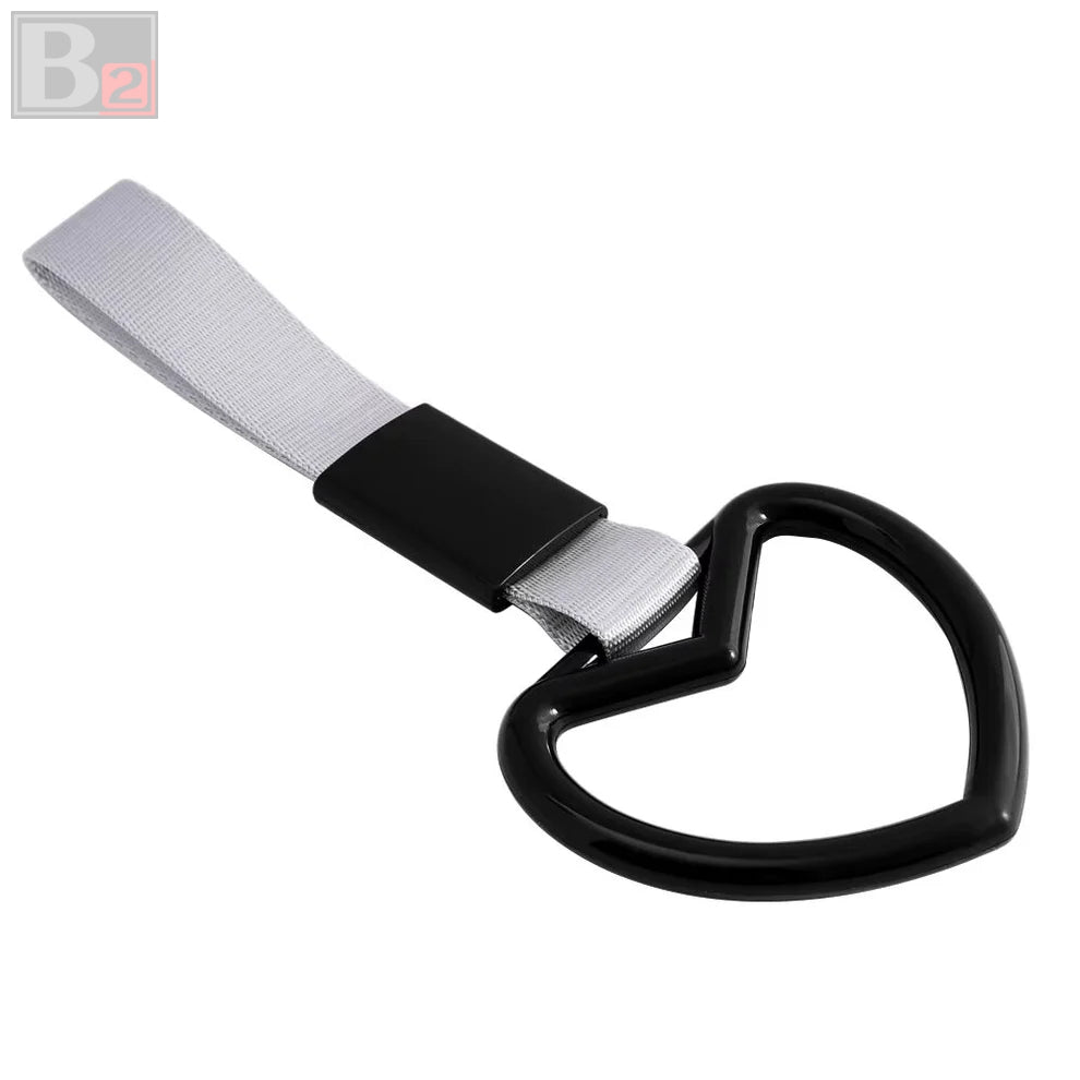 Tsurikawa Train Handle (Heart / White Strap)