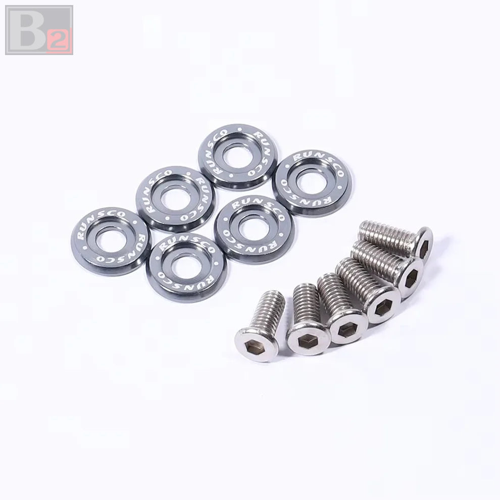 Runsco M6 Flat Fender Washers Kit