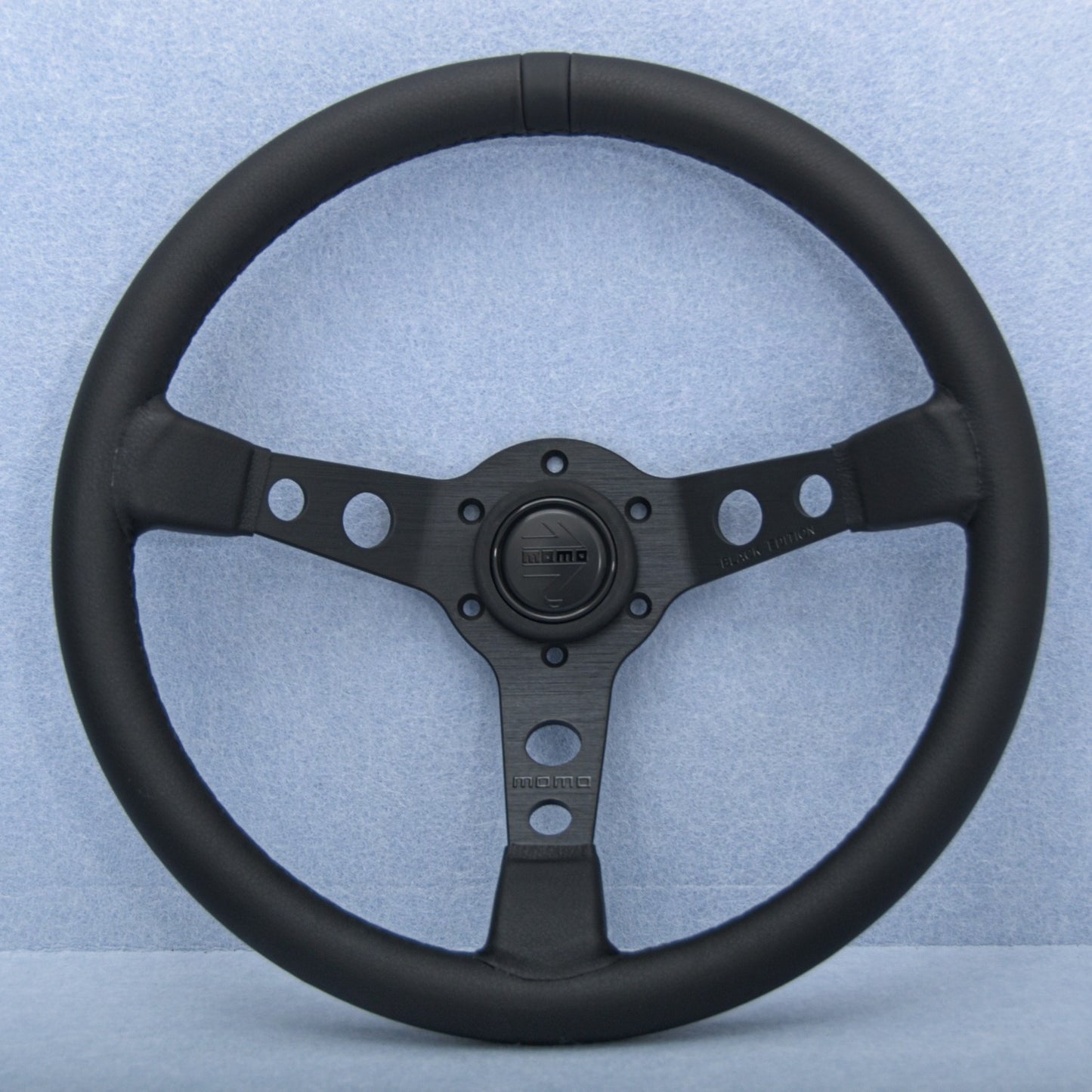 Momo Prototipo Black Edition Leather Steering Wheel 360mm