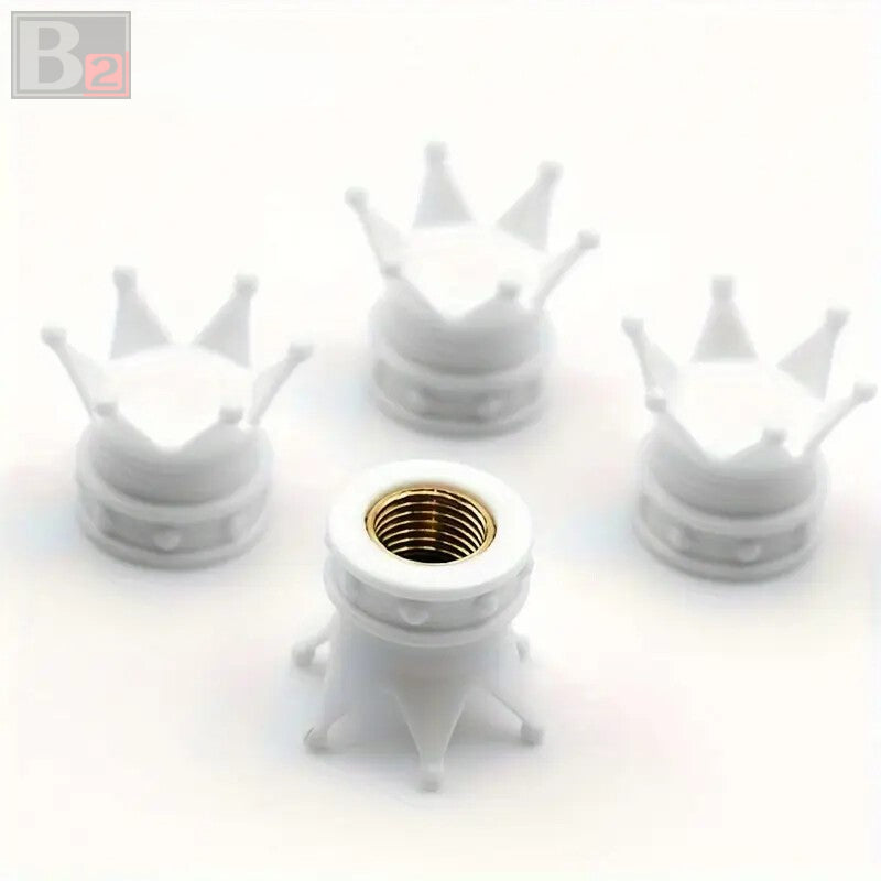 Crown Tire Valve Caps