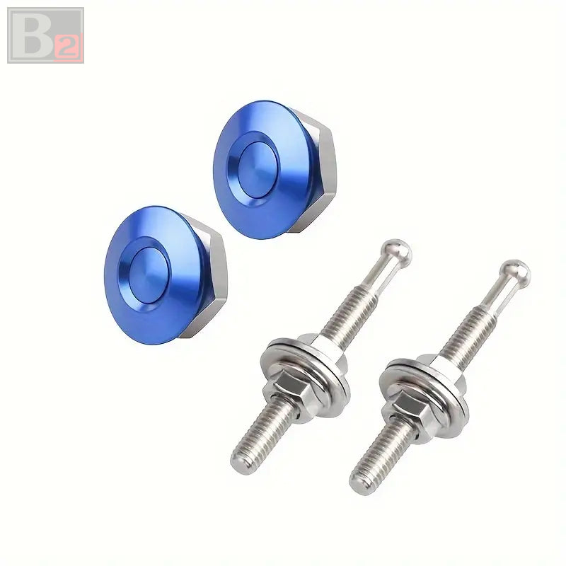 Universal Aluminum Push Button Billet Quick Release Hood Fasteners