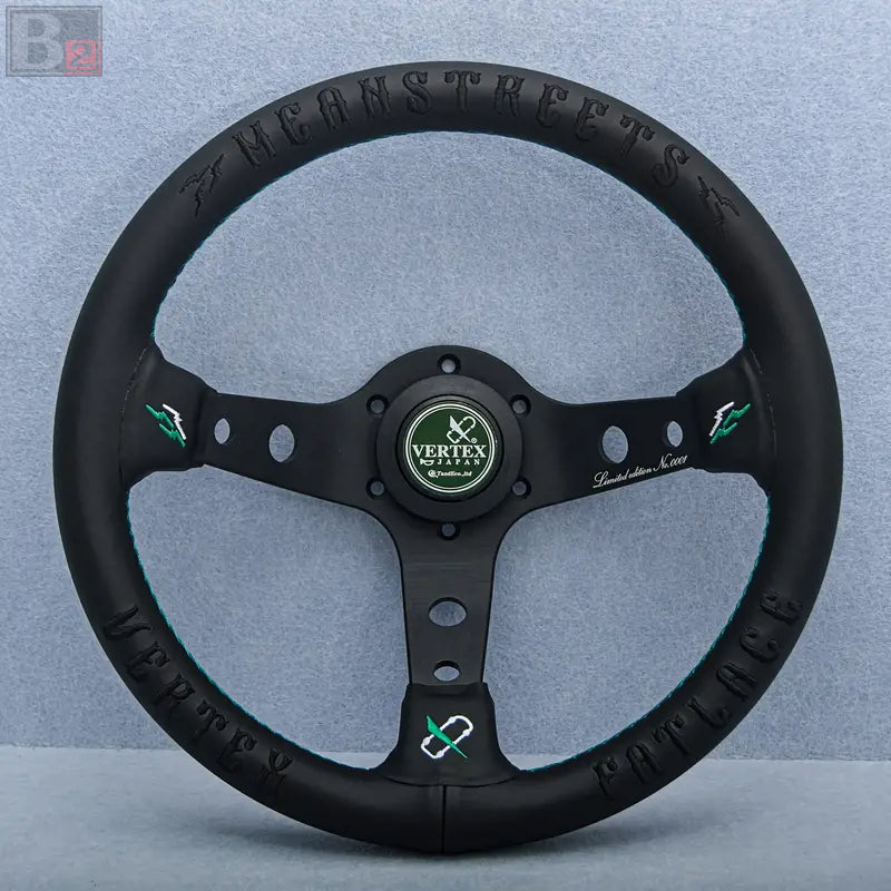Vertex MeanStreets Leather Steering Wheel 330mm