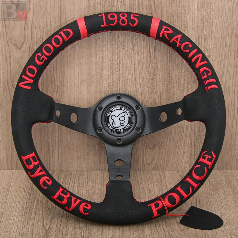 No Good Racing Alcantara Steering Wheel 330mm