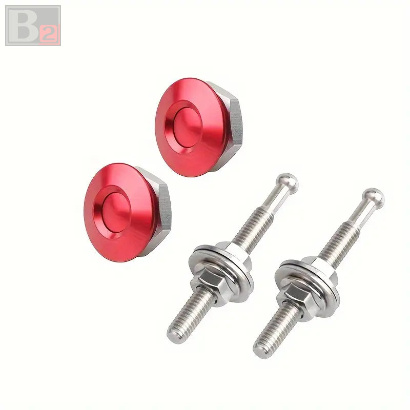 Universal Aluminum Push Button Billet Quick Release Hood Fasteners