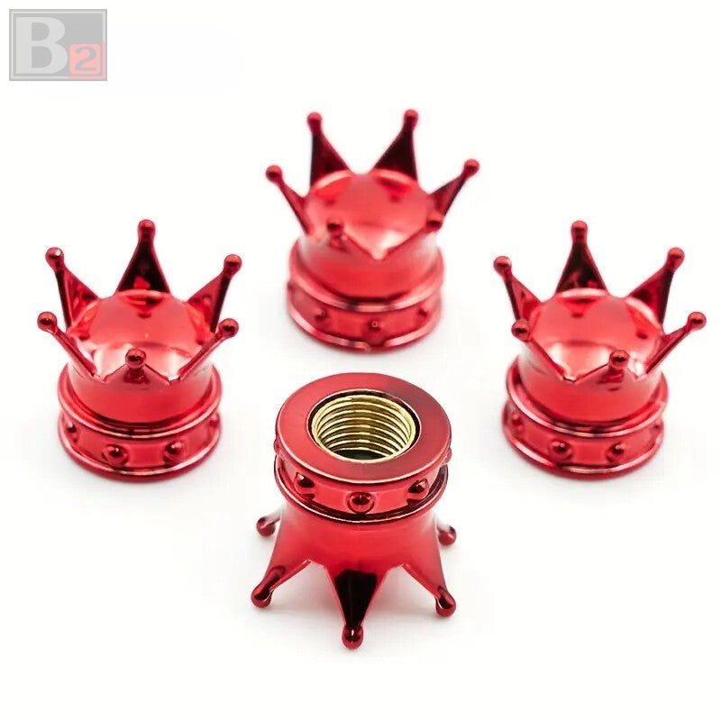 Crown Tire Valve Caps
