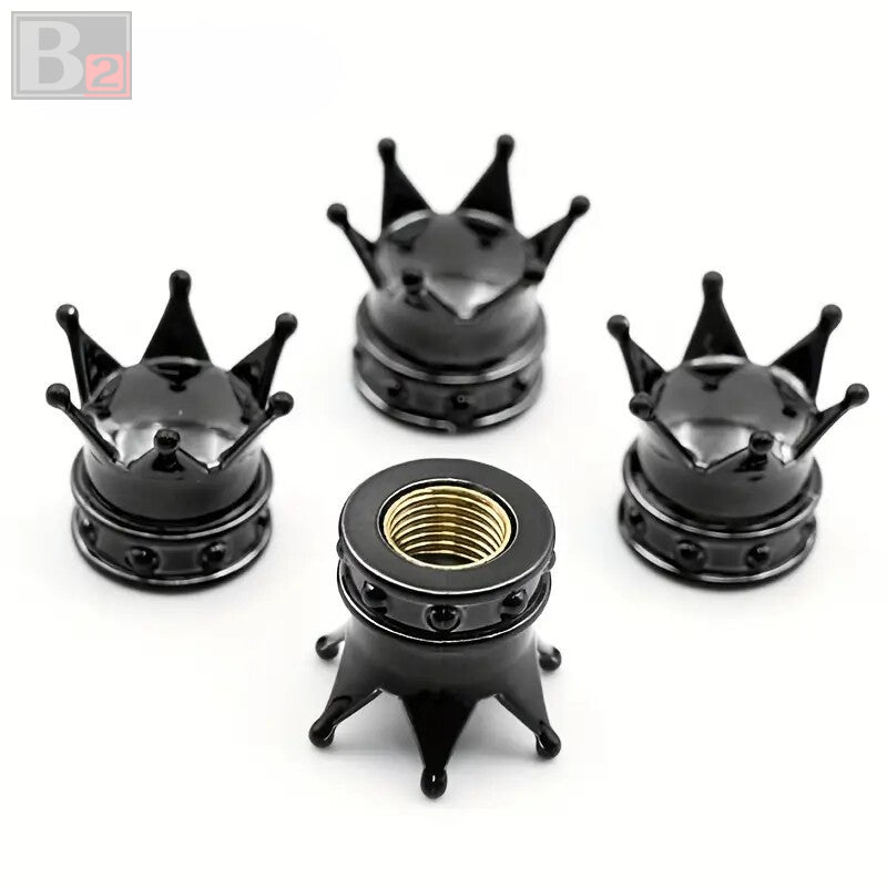 Crown Tire Valve Caps
