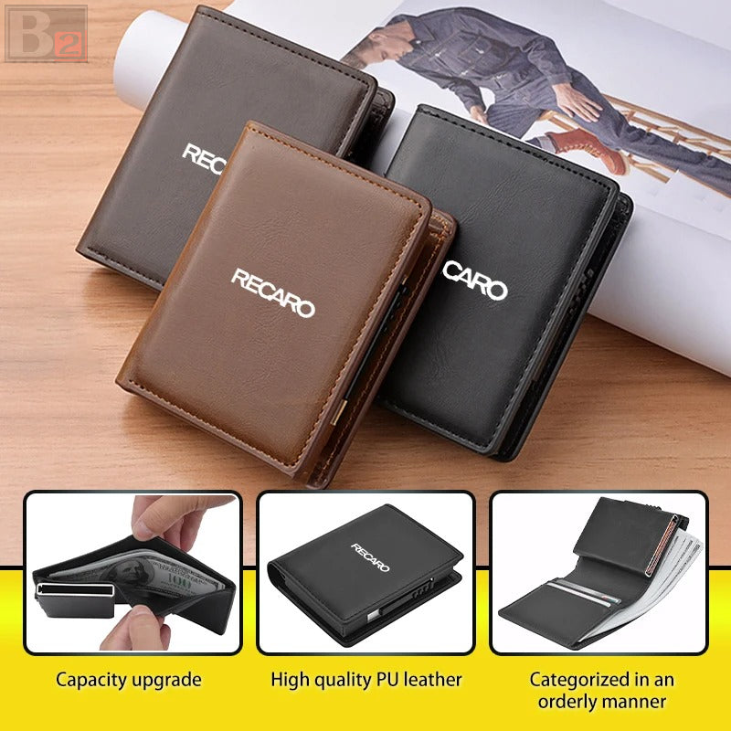 Recaro Slim Fold Leather Wallet