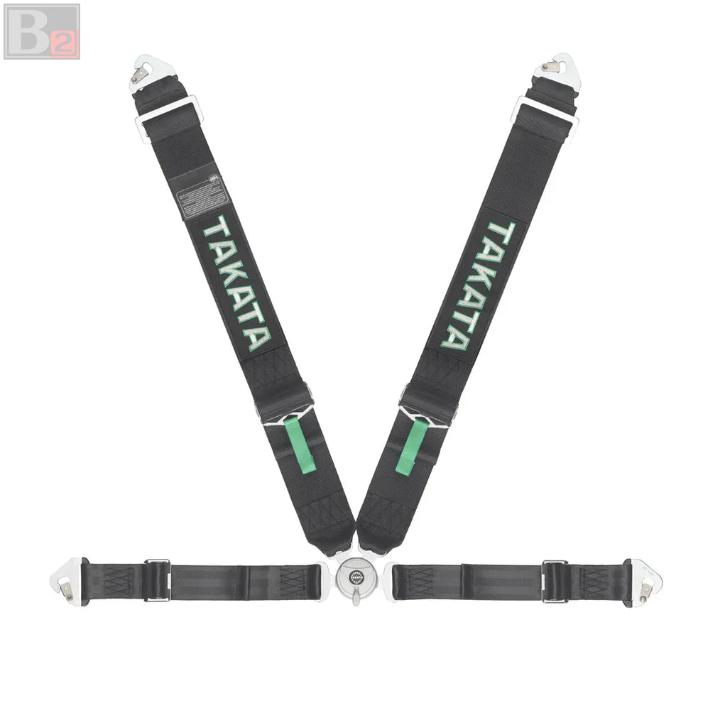 TAKATA 4 Point 3" Quick Release Snap-On Racing Harness