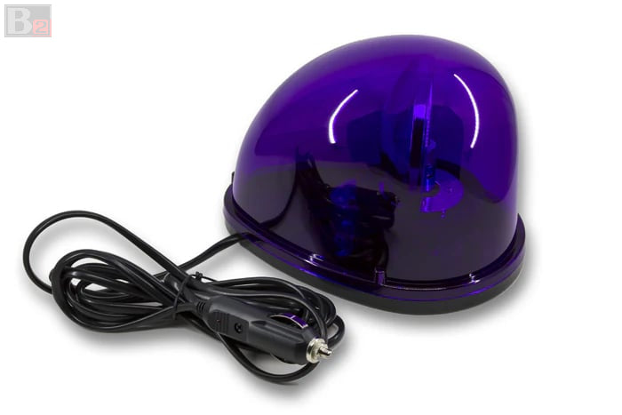 Bosozoku Patoraito Flashball Emergency Warning Purple Beacon Light (Patlight)