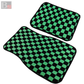 Checkered Floor Mats (Green)