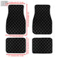 Checkered Floor Mats (Black)