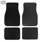 Checkered Floor Mats (Black)