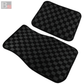 Checkered Floor Mats (Black)