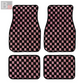 Checkered Floor Mats (Pink)